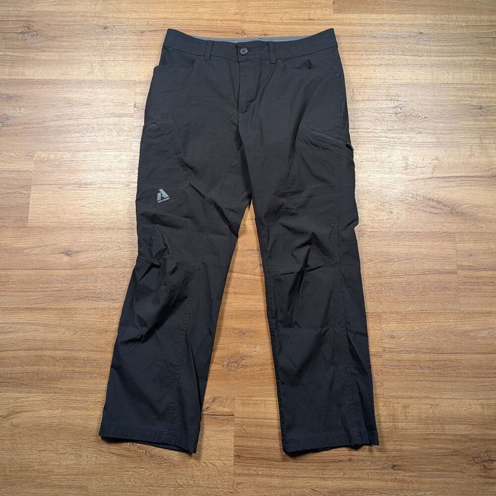 Eddie Bauer First Ascent Guide Pro Pants Mens 34x30(29) Black Hiking Outdoor